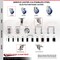 Service Caster 3 Inch 316SS Blue Poly Swivel 1-5/8 Inch Expanding Stem Caster Set Brake SCC SCC-SS316EX20S314-PPUBBLUE-TLB-158-4 - alternate 4